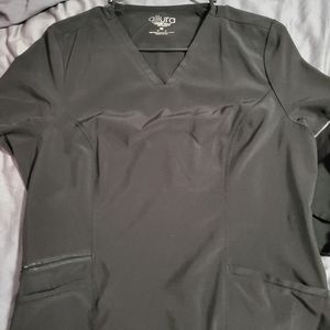 Black scrub top